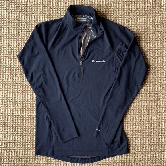 Columbia Sportswear Omni-heat 1/4 zip Top-Women’s Medium Black - Picture 1 of 4